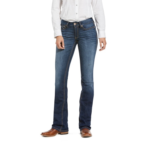 Ariat Perfect Rise Stretch Rosa Bootcut - Picture 2 of 6